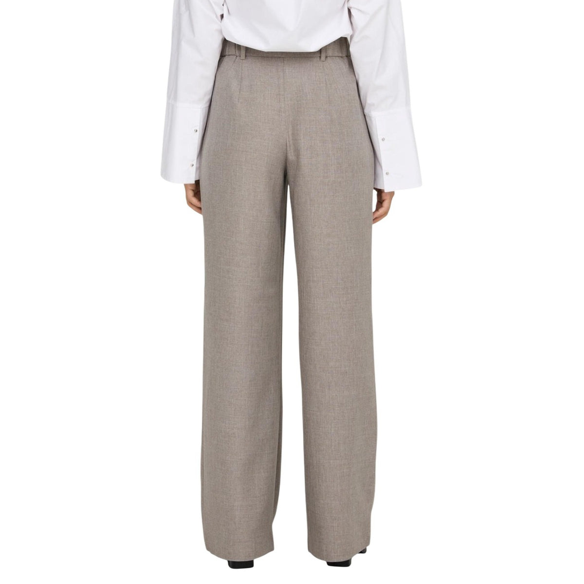 Pantaloni Only donna grigi beige - vista posteriore