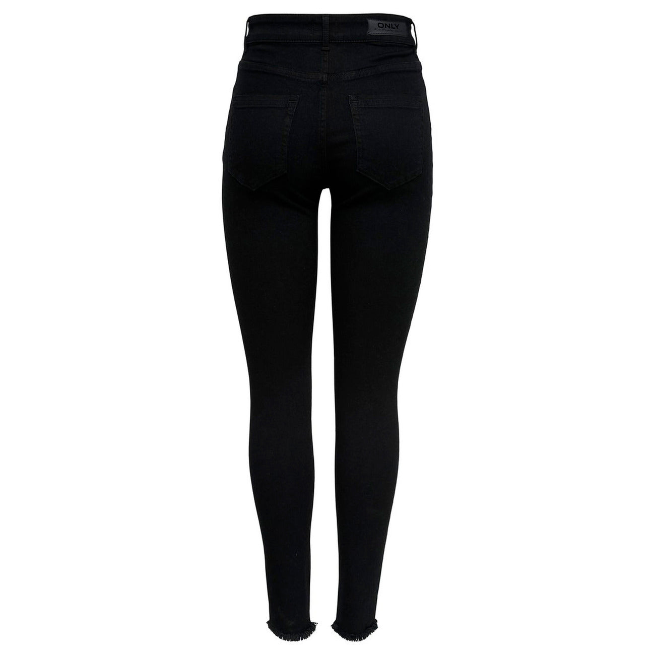 Only Jeans Donna Neri con Zip Bottone Tasche Anteriori Posteriori in Cotone 92% Poliestere 6% Autunno/Inverno 15167313