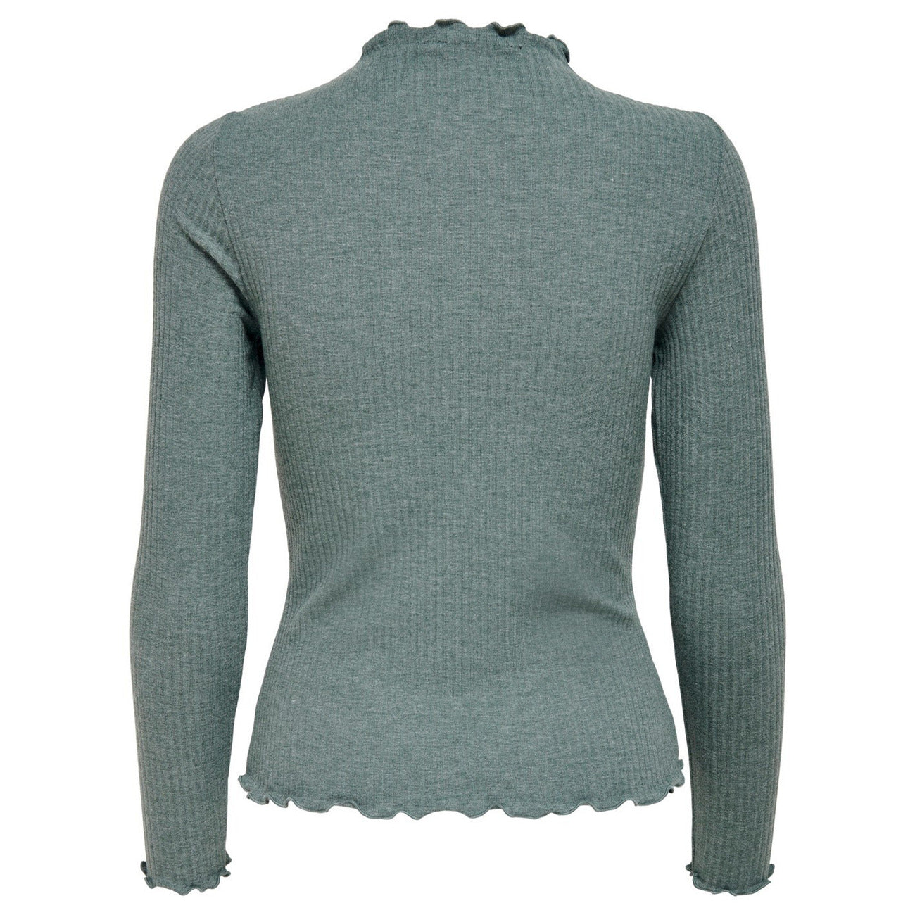 Only Maglia Donna Verde in 65% Poliestere 30% Viscosa 5% Elastan a Manica Lunga con Scollo Tondo WH7_72806148_VERDE