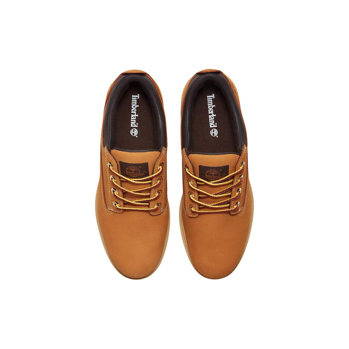 Scarpone Timberland Heritage; pelle Premium Leather, fodera ReBOTL™ riciclata, tecnologia Anti-Fatigue, suola in gomma resistente. L'icona del design outdoor. Vista dall’alto