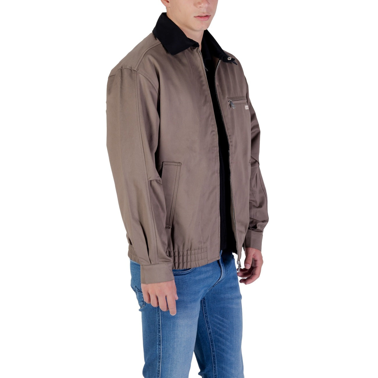 Calvin Klein Jeans Men's Gray Zip-Up Jacket LV04RC409G