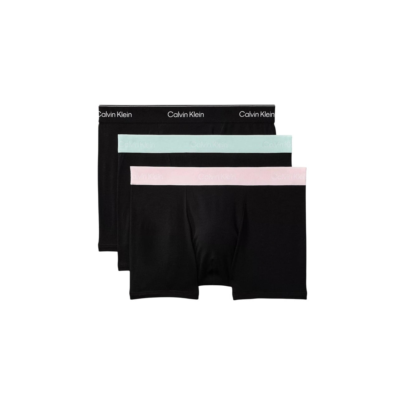 Pack 3 Boxer Calvin Klein ICON; nero. 95% Cotone, 5% Elastan. Vita media con fascia Infinity Bond senza cuciture. Tessuto traspirante, sostegno naturale, collezione SS26