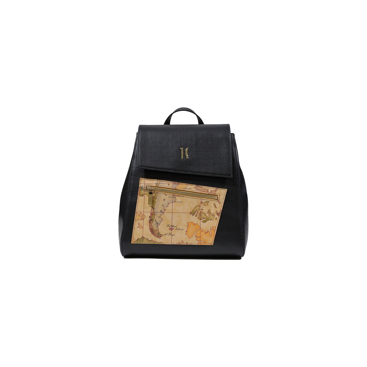Zaino Alviero Martini Prima Classe donna nero Geo Classic 29x26x13 cm - vista frontale