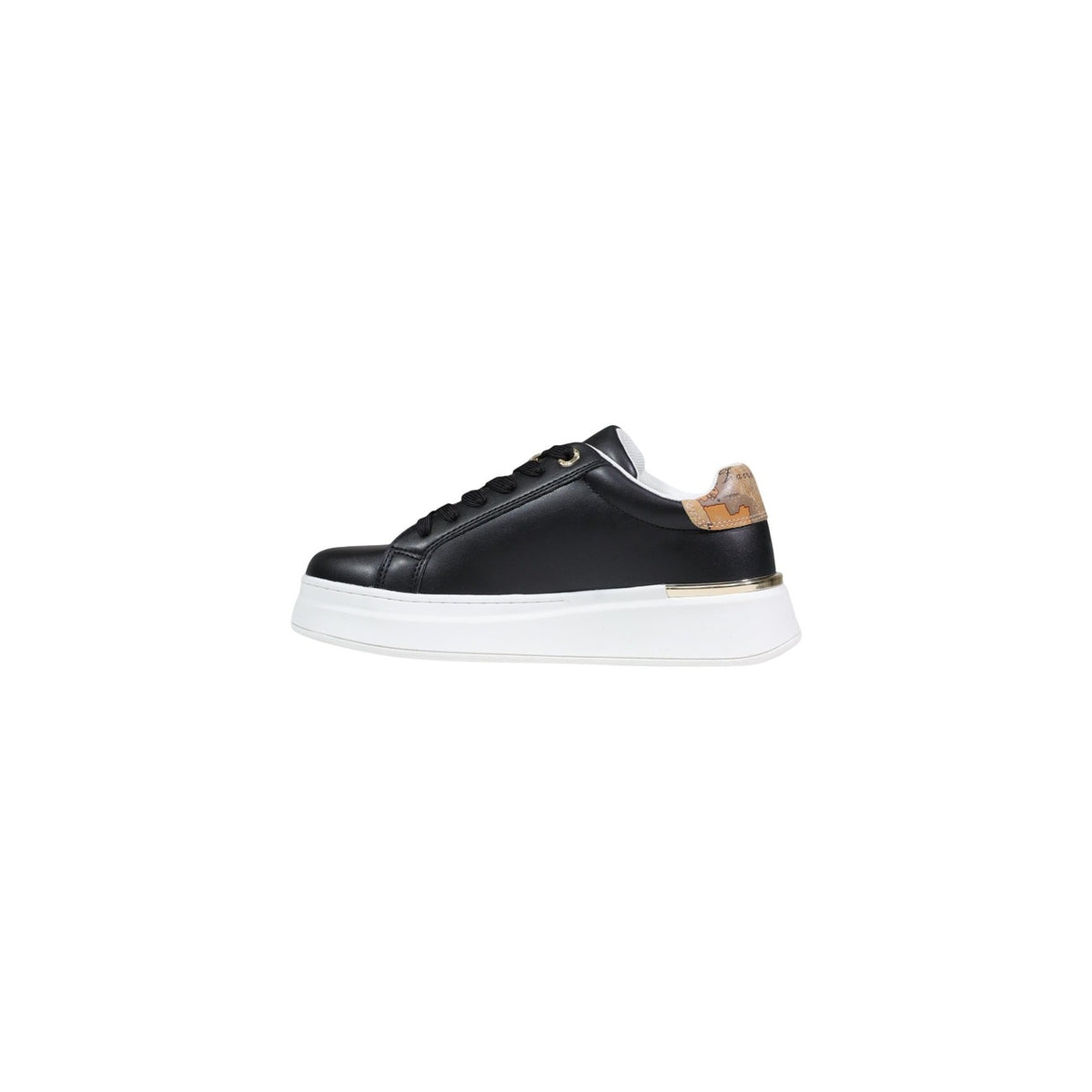 Alviero Martini Sneakers Mappa Geo; 100% poliuretano, suola spessa, dettagli metallici. L'iconica eleganza Prima Classe per il tuo stile quotidiano. Colore bianco.