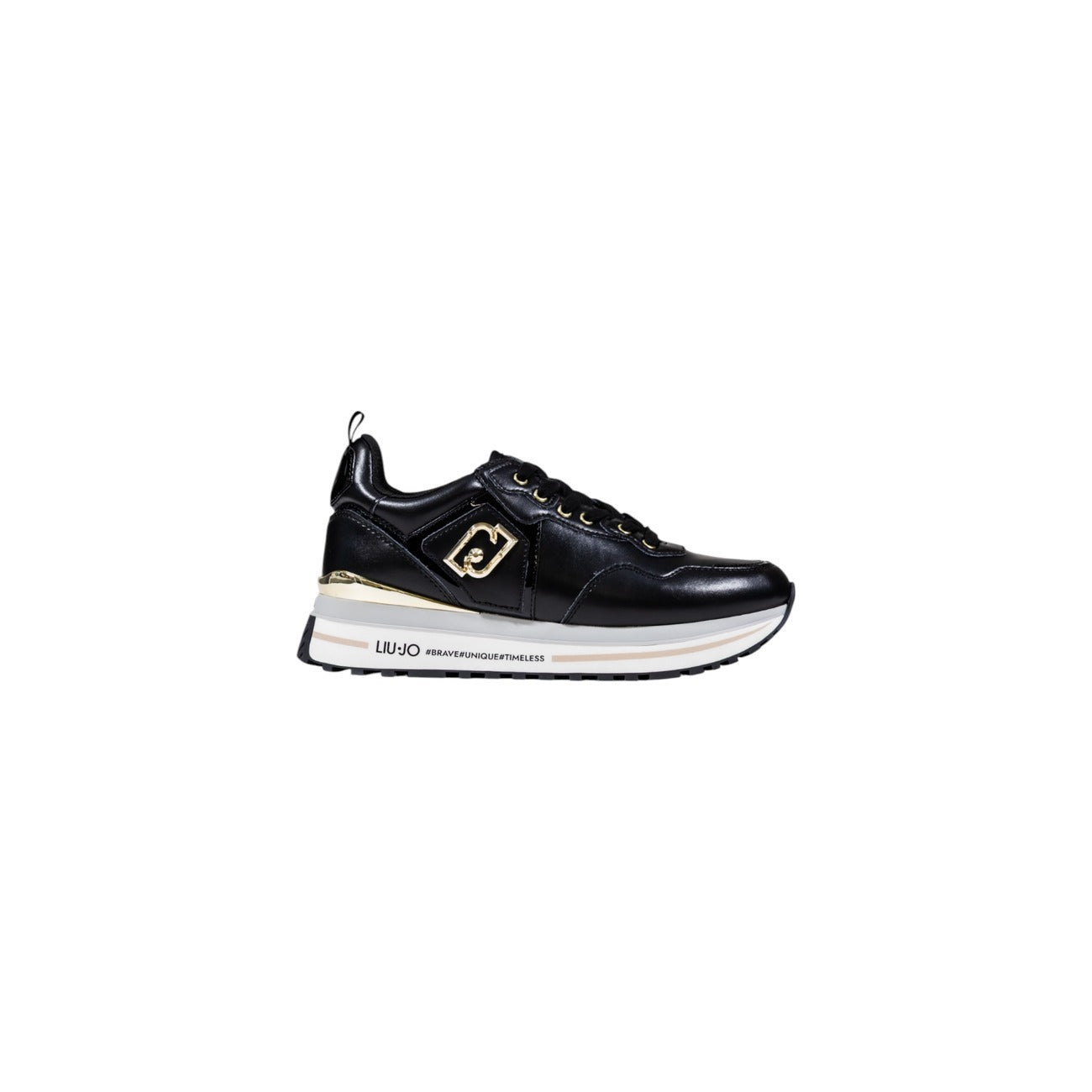 Liu Jo Sneakers platform in mesh con paillettes MAXI WONDER 01 Donna BA6009PX077