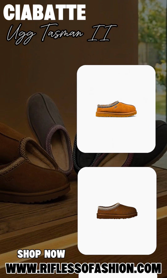 UGG Tasman II: Le Ciabatte Iconiche per Donna e Uomo su Riflesso Fashion