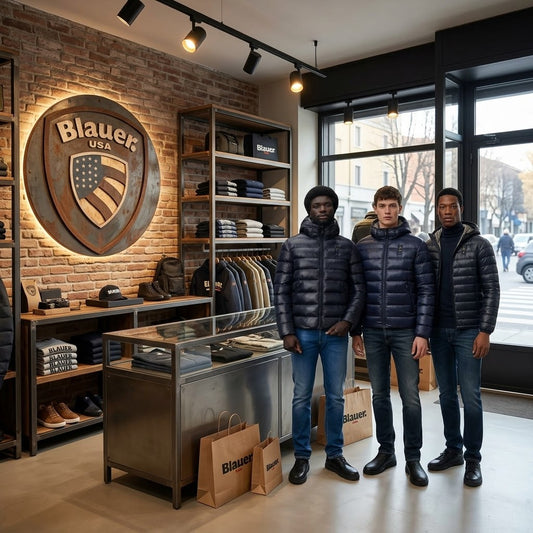 Giubbotti e Piumini Blauer Uomo su Riflesso Fashion