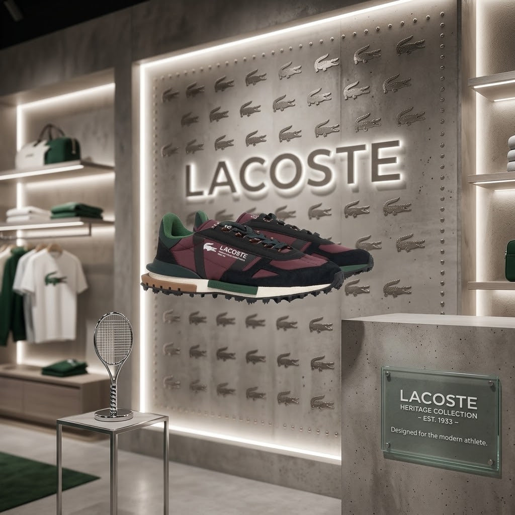 Lacoste Sneakers Elite Active Uomo 52SMA0087: Il Bordeaux di Tendenza su Riflesso Fashion