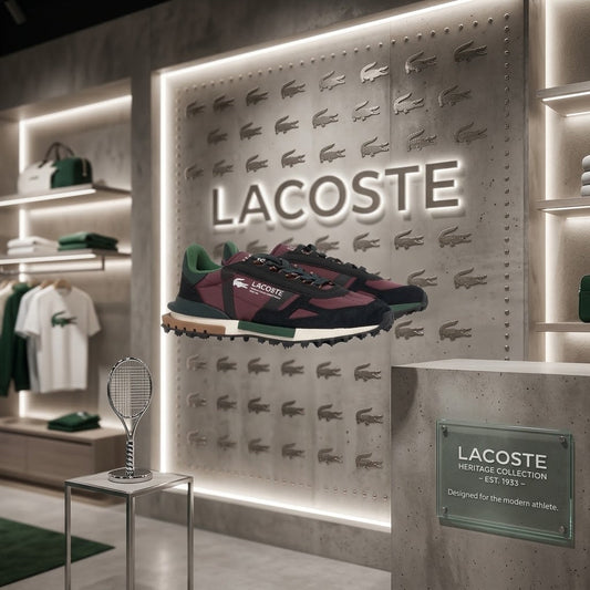 Lacoste Sneakers Elite Active Uomo 52SMA0087: Il Bordeaux di Tendenza su Riflesso Fashion