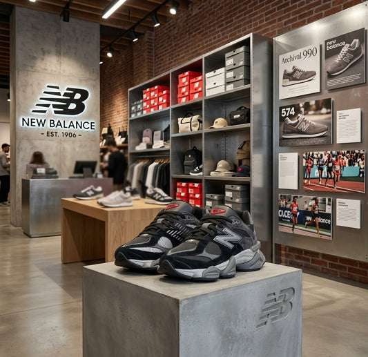 New Balance 9060 uomo U9060BLK: Black / Castlerock e idee outfit