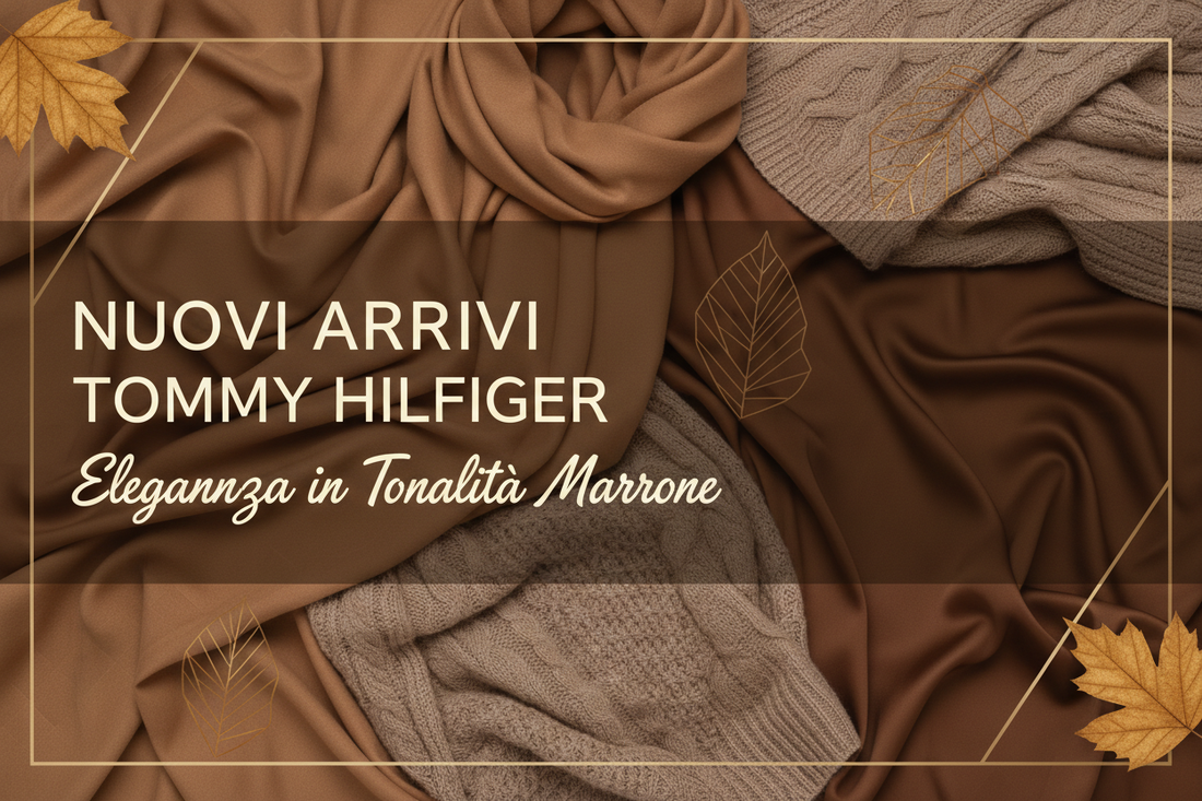 I Nuovi Arrivi Tommy Hilfiger in Tonalità Marrone: Eleganza Autunnale