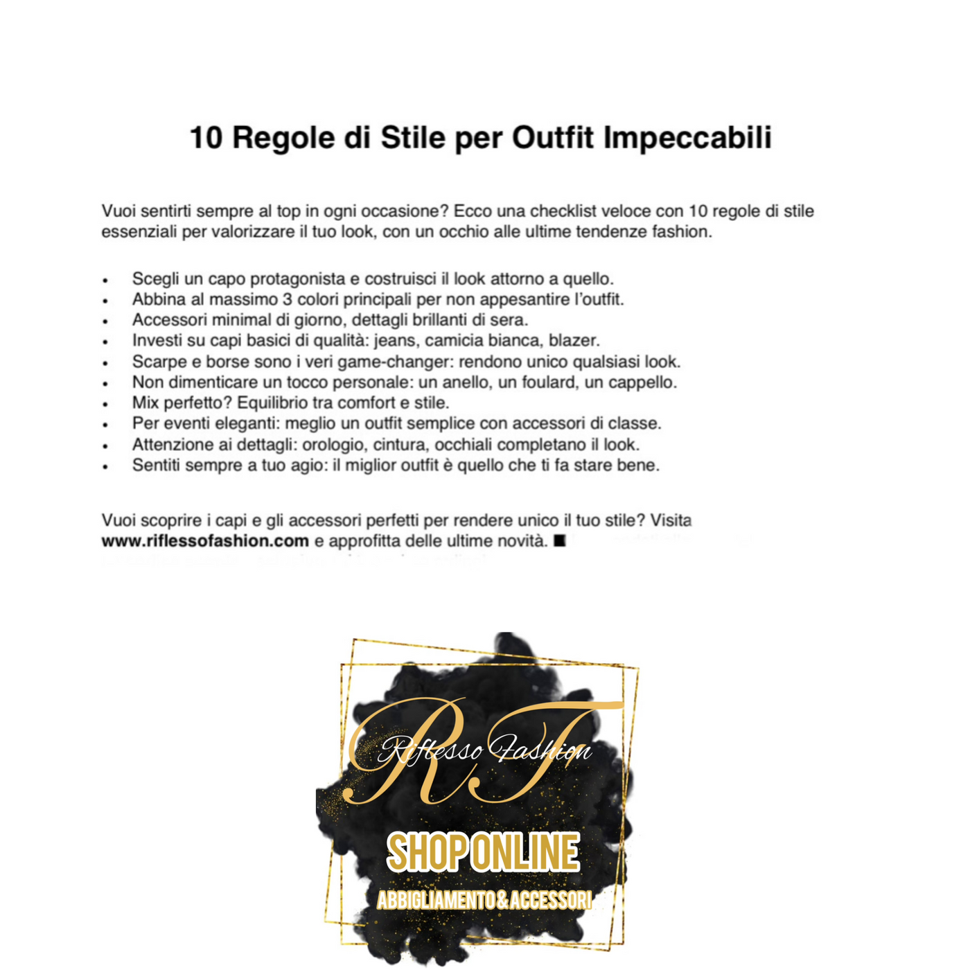 ✨ Scopri il segreto di un outfit perfetto in ogni occasione