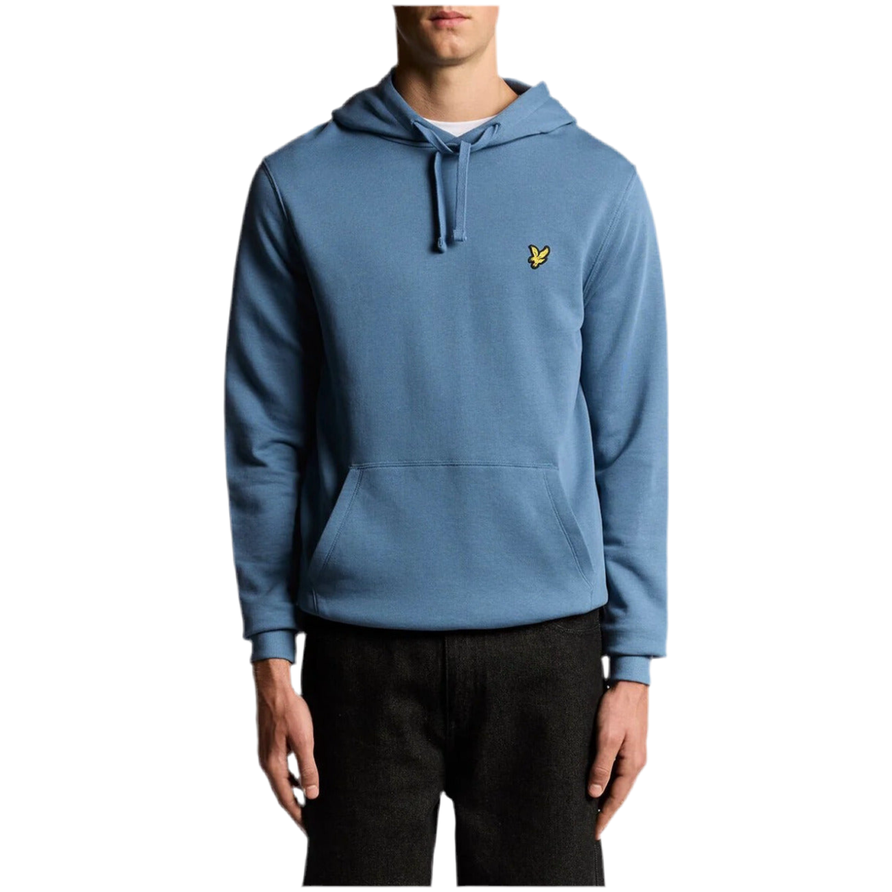 Lyle & Scott Felpa Uomo Verde con Cappuccio Maniche Lunghe Tasche Anteriori in Cotone 100% Autunno/Inverno ML416VOG