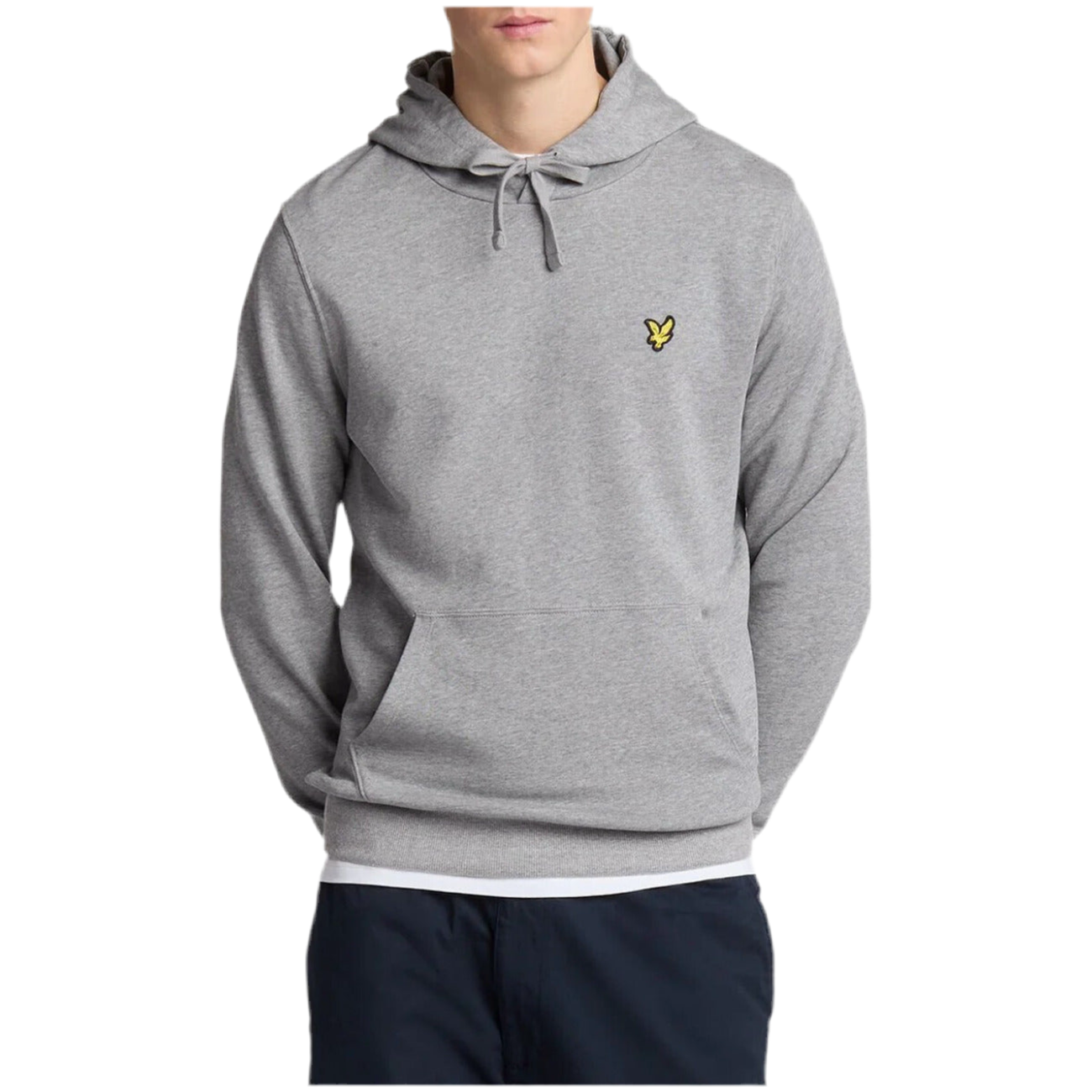 Lyle & Scott Felpa Uomo Verde con Cappuccio Maniche Lunghe Tasche Anteriori in Cotone 100% Autunno/Inverno ML416VOG