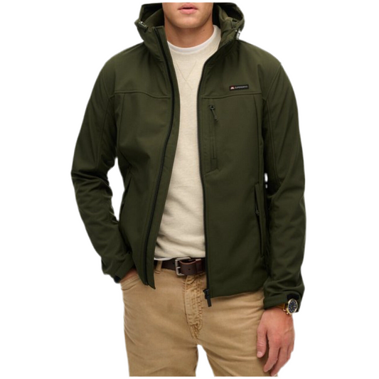 Superdry Giacca Uomo Verde con Cappuccio M5012103A