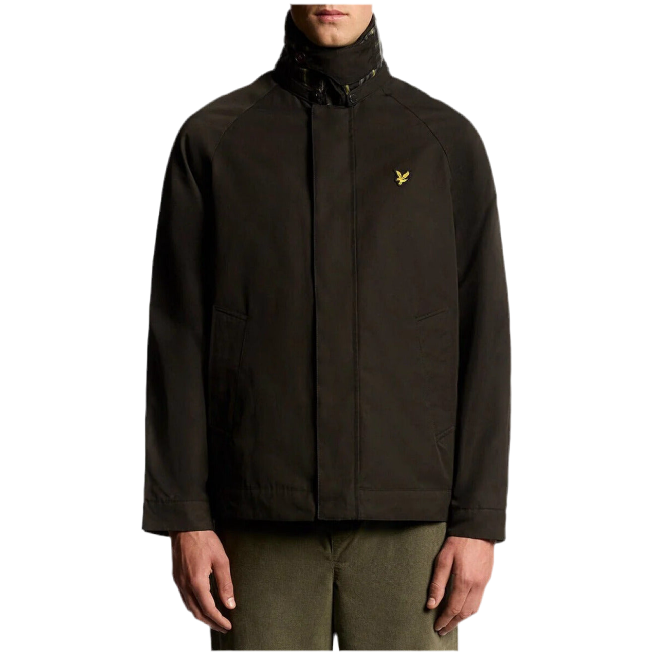 Lyle & Scott Giacca Uomo Nera con Zip e Bottoni JK2308V