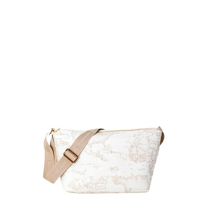Alviero Martini Prima Classe Borsa Donna Bianca in 28% Cotone 52% Poliuretano 20% Sintetico a Tracolla 21x40x17 cm C D037 6188
