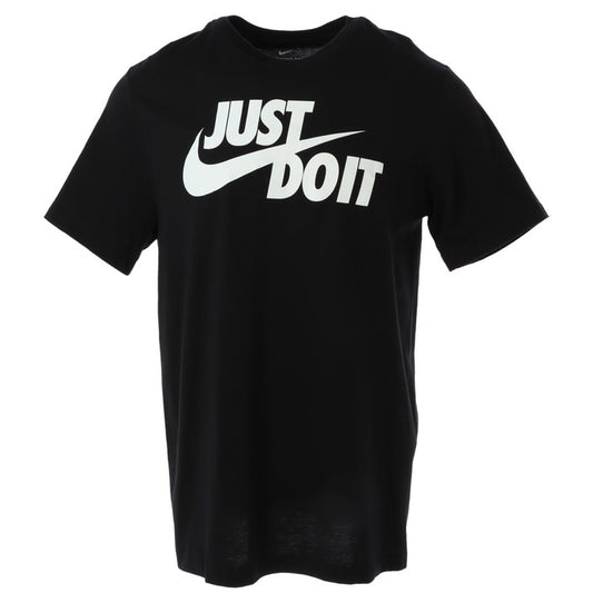 Nike T-Shirt Uomo Nera Stampa Manica Corta Scollo Tondo 100% Cotone Primavera/Estate AR5006-011