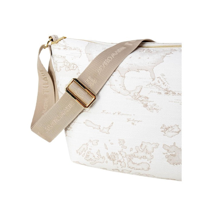 Alviero Martini Prima Classe Borsa Donna Bianca in 28% Cotone 52% Poliuretano 20% Sintetico a Tracolla 21x40x17 cm C D037 6188