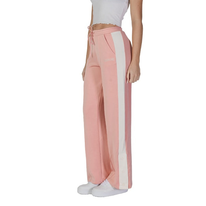 Pantaloni Sportivi Donna Guess Active Rosa Poliestere - Stile Casual