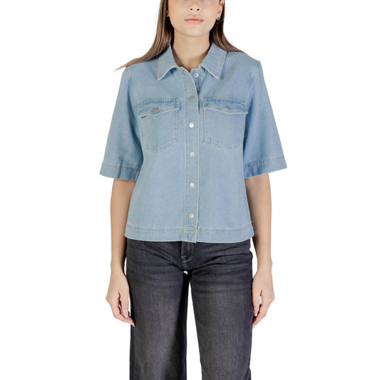 Only Women's Short Sleeve Denim Jacket