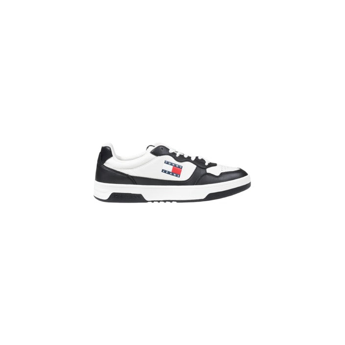 Tommy Hilfiger Jeans Sneakers Uomo Bianche EM0EM01443 - Scarpe Pelle 100%