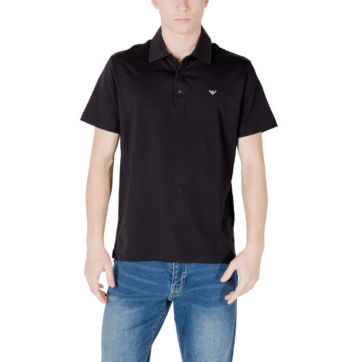 Emporio Armani Underwear Polo Uomo Bianco Bottoni Colletto Polo Scollo Tondo Maniche Corte 100% Cotone Primavera/Estate EM000571 AF12331