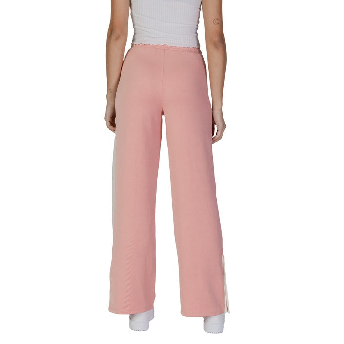 Pantaloni Sportivi Donna Guess Active Rosa Poliestere - Stile Casual
