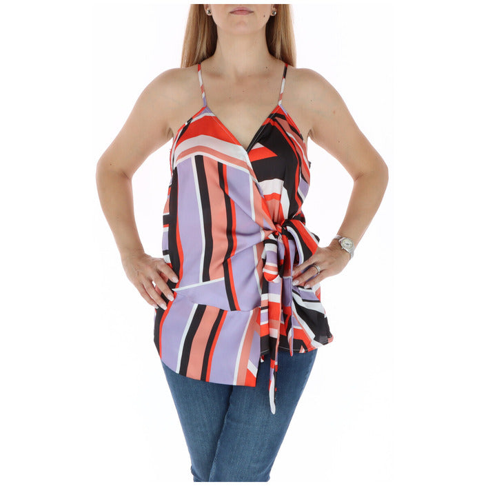 Annarita N Canotta Donna Multicolore Spalline Scollo a V Profondo 100% Poliestere Primavera/Estate E19A350 FA150
