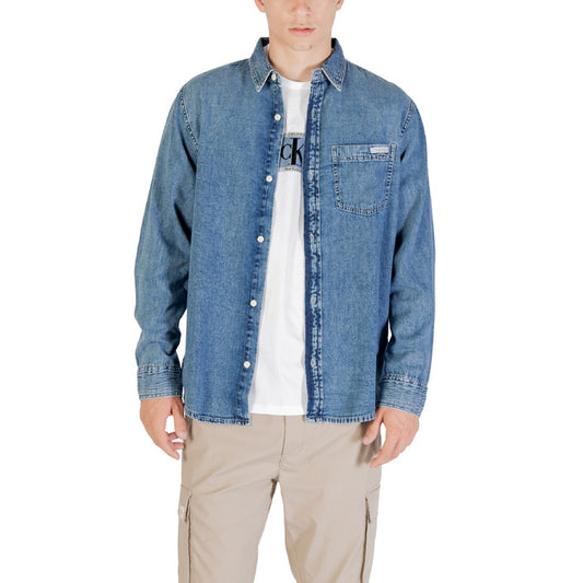Calvin Klein Jeans Men's Long Sleeve Denim Shirt