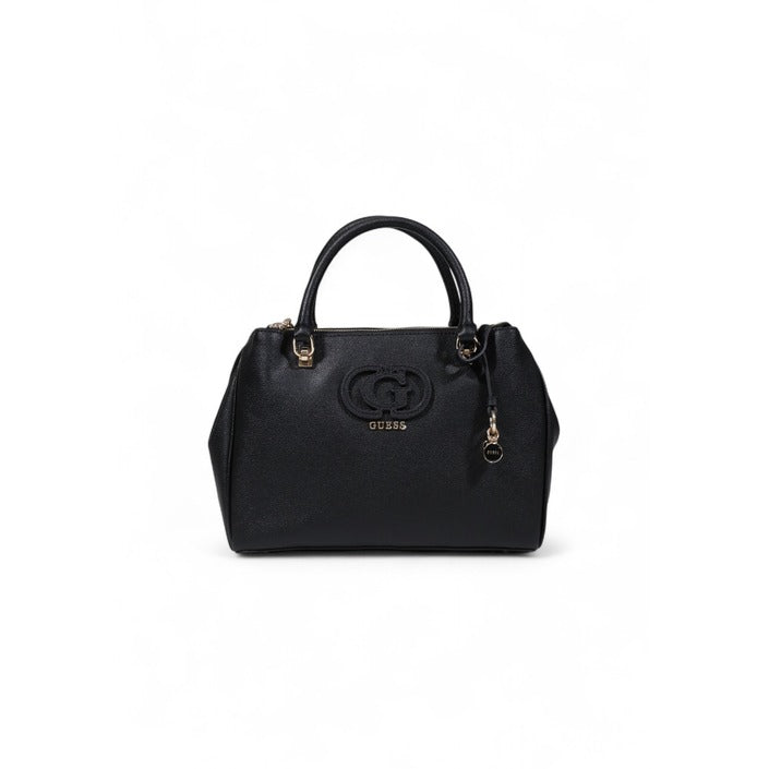 Guess Borsa Donna Nera in Poliuretano 100% con Cerniera 24x30x10 cm HWBG95 36060