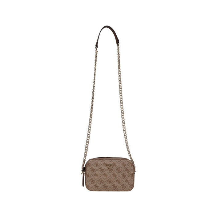 Guess Borsa Donna Marrone in Poliuretano 100% con Cerniera Tasche Interne 13x22x8 cm HWBG96 72140
