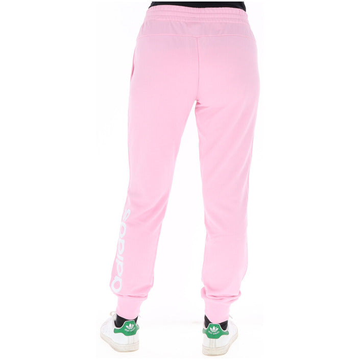 Pantaloni Sportivi Donna Adidas Rosa Stampa Cotone - Stile Casual
