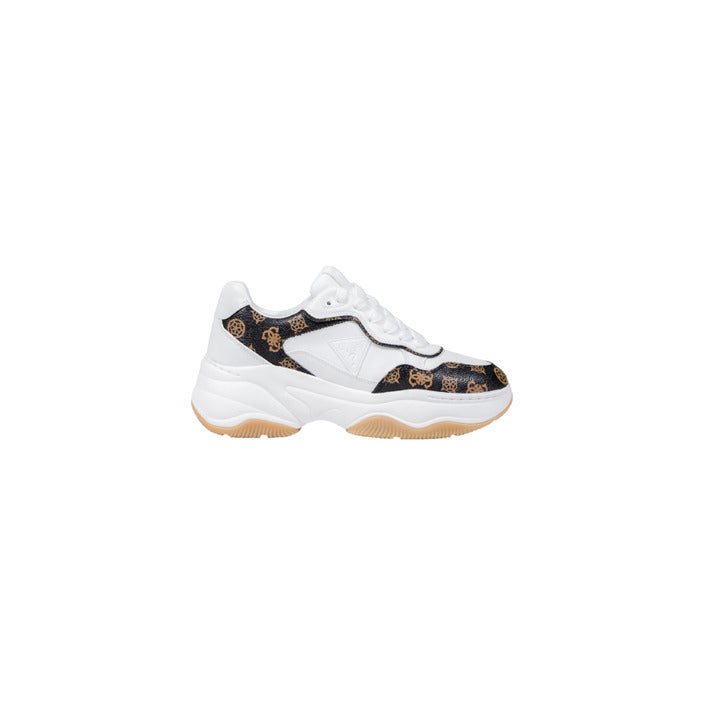 Sneakers Donna Guess Bianche Multicolor - Luxury Sportswear