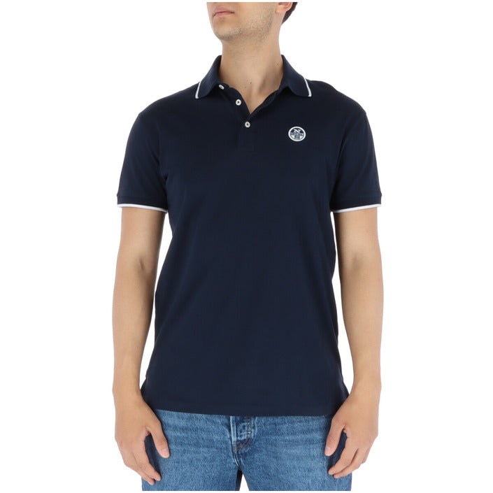 North Sails Polo Uomo Blu Colletto Polo Maniche Corte 100% Cotone Primavera/Estate 902409