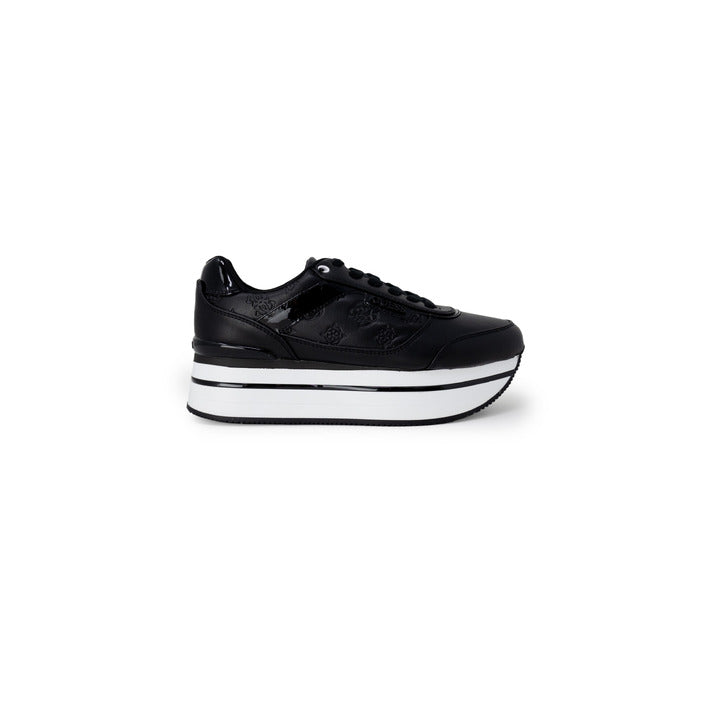 Guess Sneakers Donna Bianche in Poliestere e Poliuretano Basse Sportive Punta Tonda Primavera/Estate FL5HNS PEL12