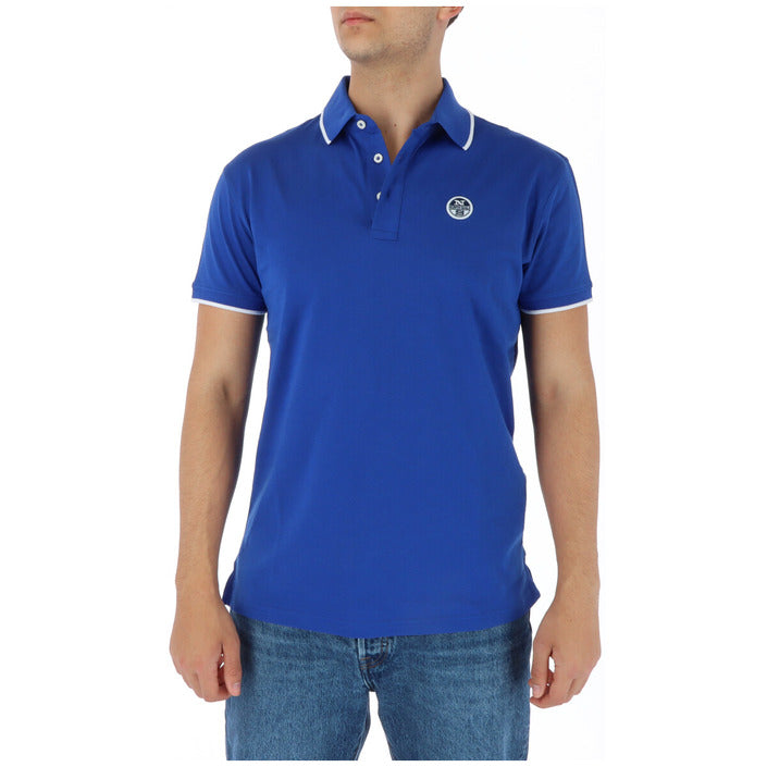 North Sails Polo Uomo Blu Colletto Polo Maniche Corte 100% Cotone Primavera/Estate 902409
