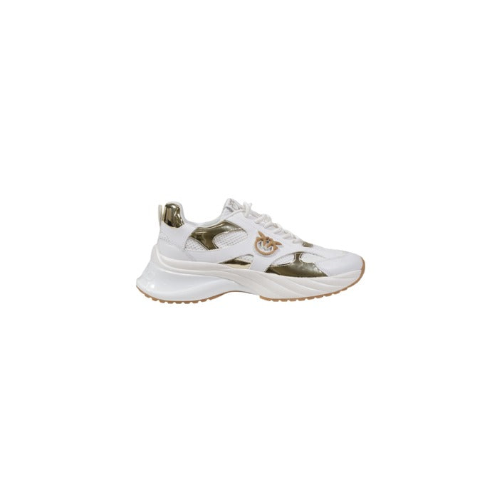 Pinko Sneakers Donna in Pelle 100% con Stampa Basse Suola Gomma Primavera/Estate SS0067E022