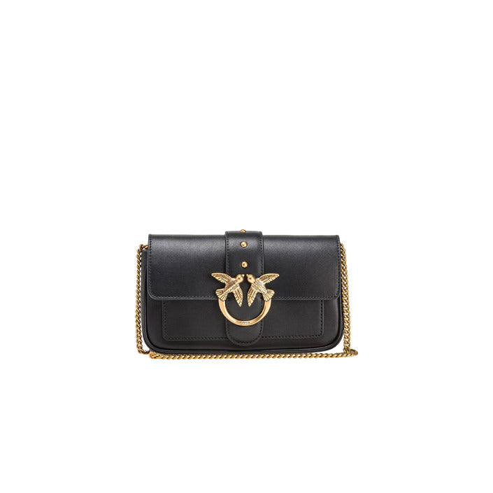 Pinko Borsa Donna Beige in Pelle 100% con Chiusura Magnetica Tasche Interne 12x20x4 cm 100061 A0F1