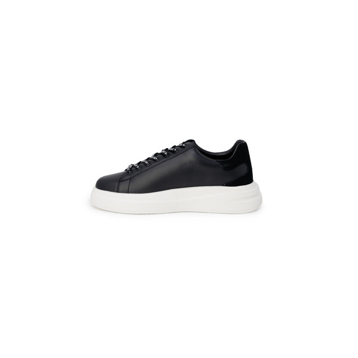 Guess Sneakers ELBA stringhe logate Uomo Nere FMPVIB SUE12 - Scarpe Poliuretano 80% Premium
