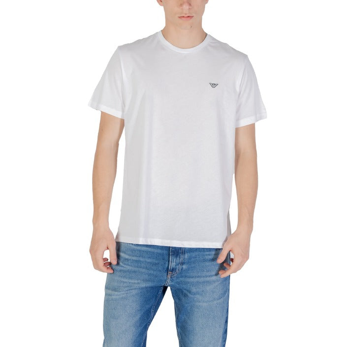 Emporio Armani Underwear T-Shirt Uomo Bianca Manica Corta Scollo Tondo 100% Cotone Primavera/Estate EM000574 AF12331