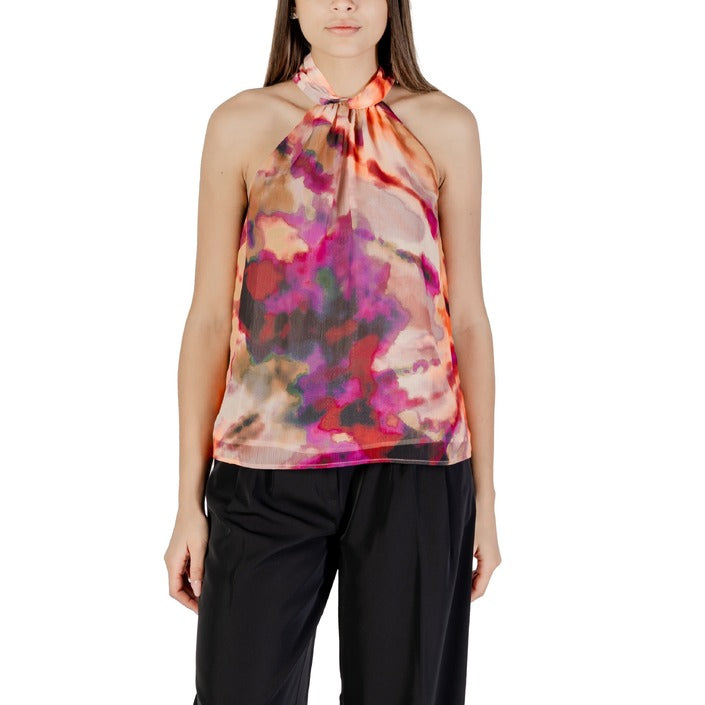 Morgan De Toi Blusa Donna Viola Stampa Scollo Tondo 100% Poliestere Primavera/Estate 251-OPIAL.F
