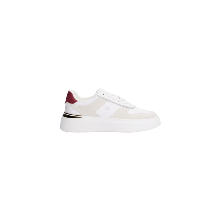 Sneakers Donna Tommy Hilfiger Bianche in Pelle 100% - Classic American Style