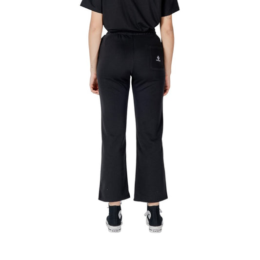 Converse Women's Black Cotton Sweatpants - Casual Style