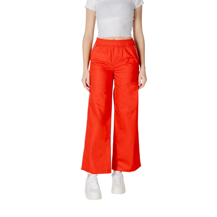 Only Pantaloni Donna Blu Tasche Anteriori 100% Cotone Primavera/Estate 15344272