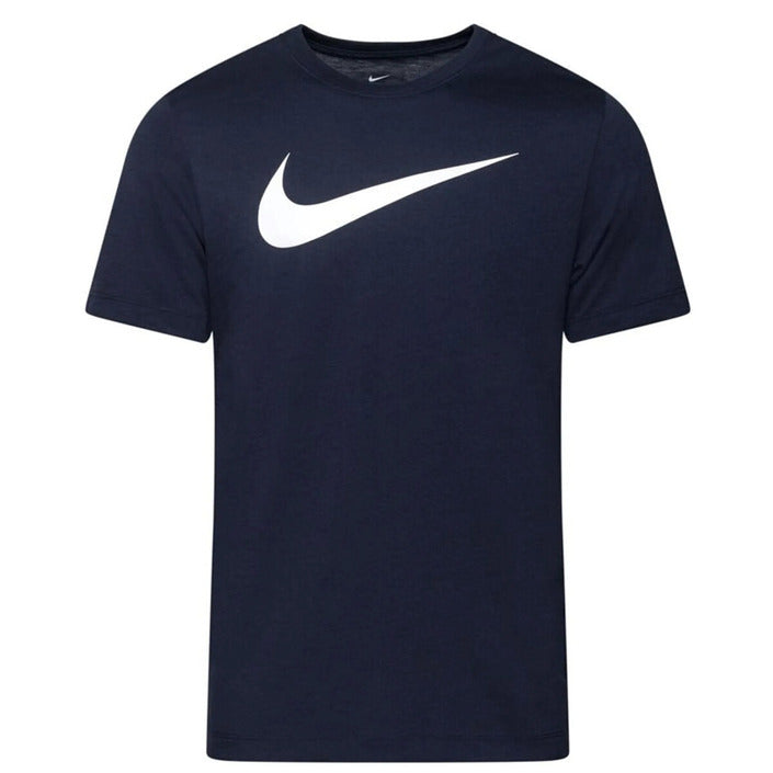 Nike T-Shirt Uomo Blu Stampa Maniche Corte Scollo Tondo Cotone 13% Poliestere 75% Viscosa 12% CW6936