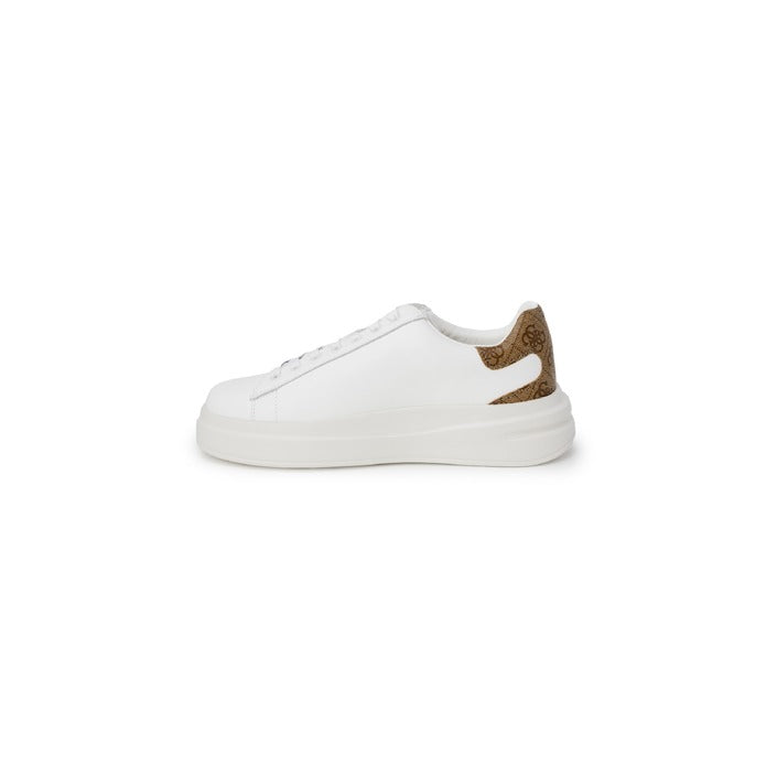 Guess Sneakers Donna Bianche in Gomma 20% e Poliuretano 80% Basse Sportive Autunno/Inverno FLJELB FAL12