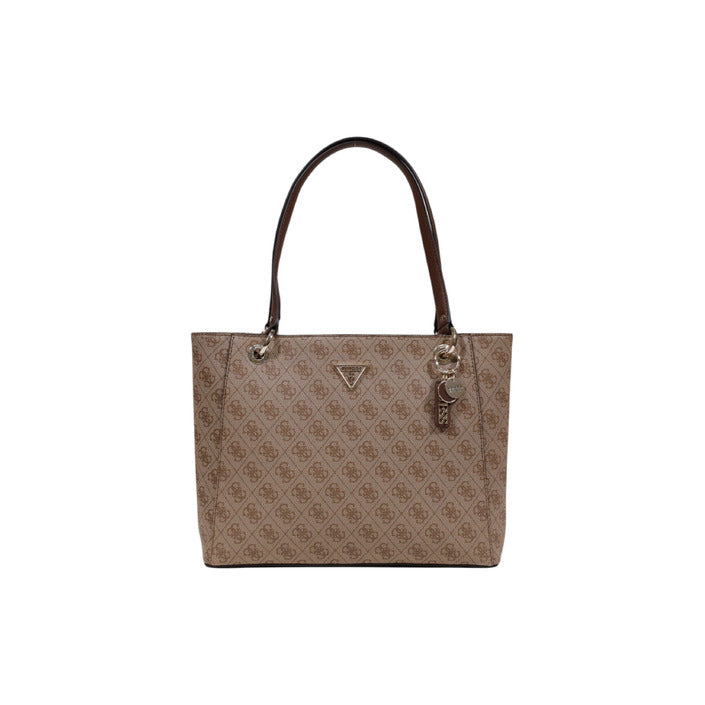 Guess Borsa Donna Marrone Cerniera Tasche Interne Borsa a Mano Poliuretano 100% HWBG96 72250