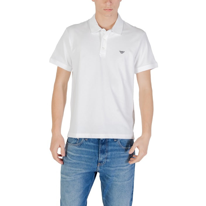 Emporio Armani Underwear Polo Uomo Blu Bottoni Colletto Polo Scollo Tondo Maniche Corte 94% Cotone 6% Elastan Primavera/Estate EM001380 AF12331