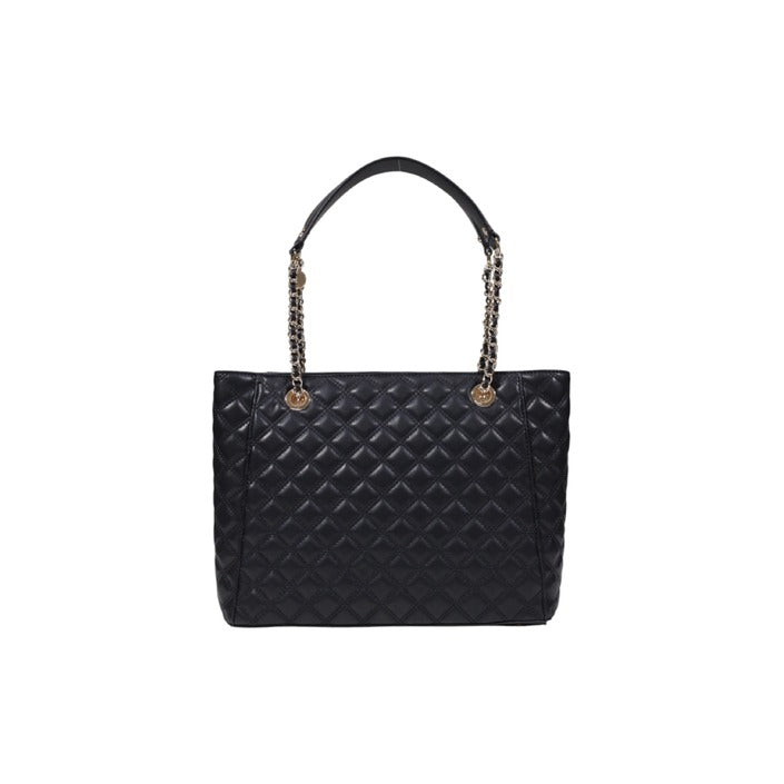 Guess Borsa Donna Nera in Poliuretano 100% con Cerniera Tasche Interne 25x32x10 cm HWQG96 73240